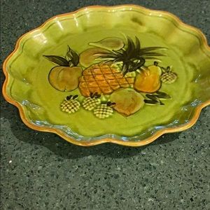 Two Los Angeles pottery platters
